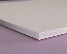 3mm 1/8" WHITE PVC FOAMED BOARD PLASTIC SHEET PACKS YOU PICK SIZE & QTY^