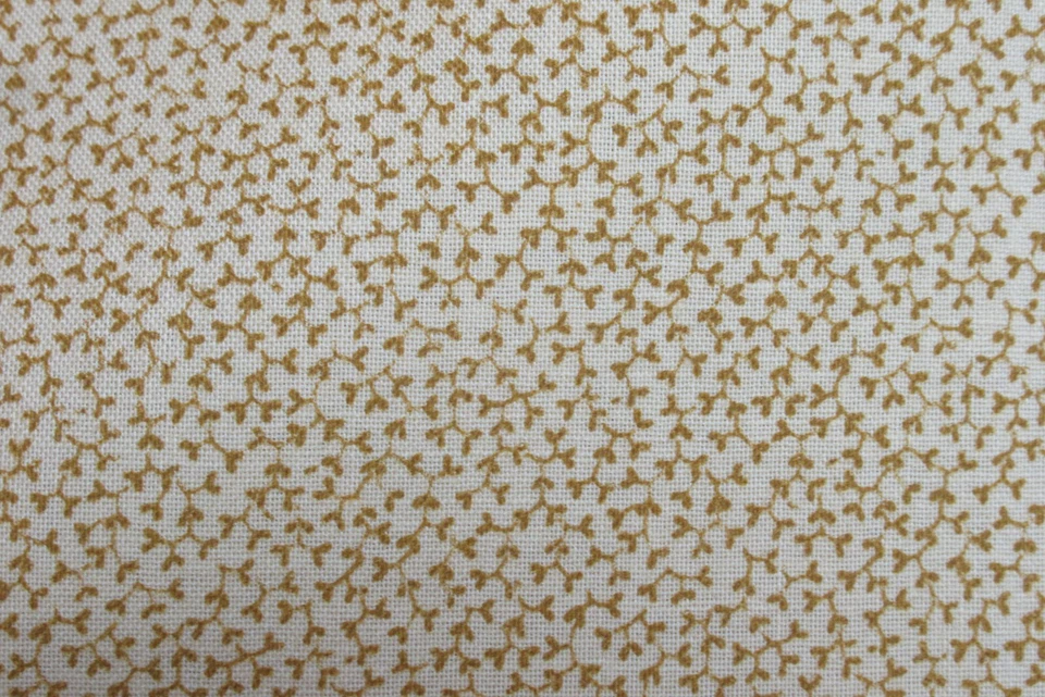 Tela MARCUS BROTHERS 100% Algodón SÓLIDOS ESTAMPADOS YARDAS Marrón y Ruse sobre Amarillo Foto 4 de 4