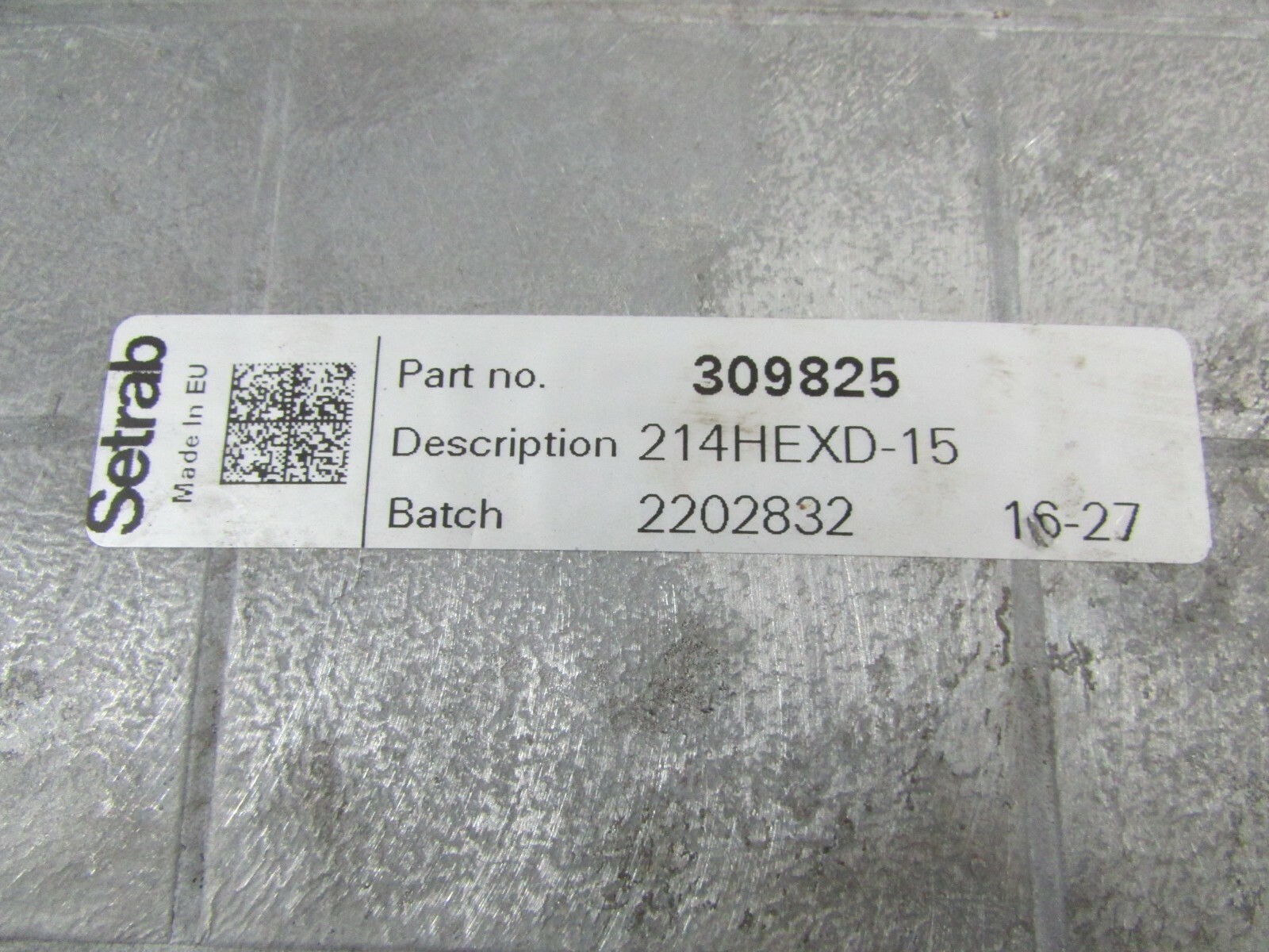 Ferrari 488, Transmission Oil Heat Exchanger, Used, P/N 309825
