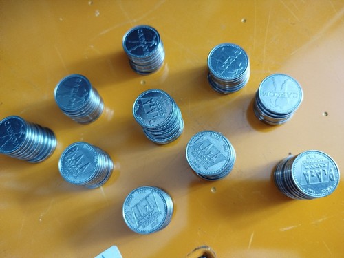 100 Token Coin Jeton Capcom Plaza Street Fighter - Game Center - Borne d'arcade