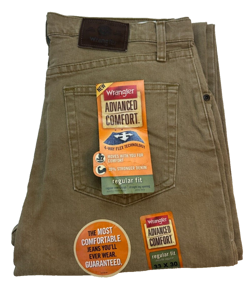 Wrangler Premium Quality Advanced Comfort Regular Men's Jeans W33
