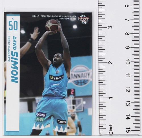 DAVID SIMON (HANNARYZ) -2021 B.LEAGUE Basketball Trading Card 1st Half - Picture 2 of 3