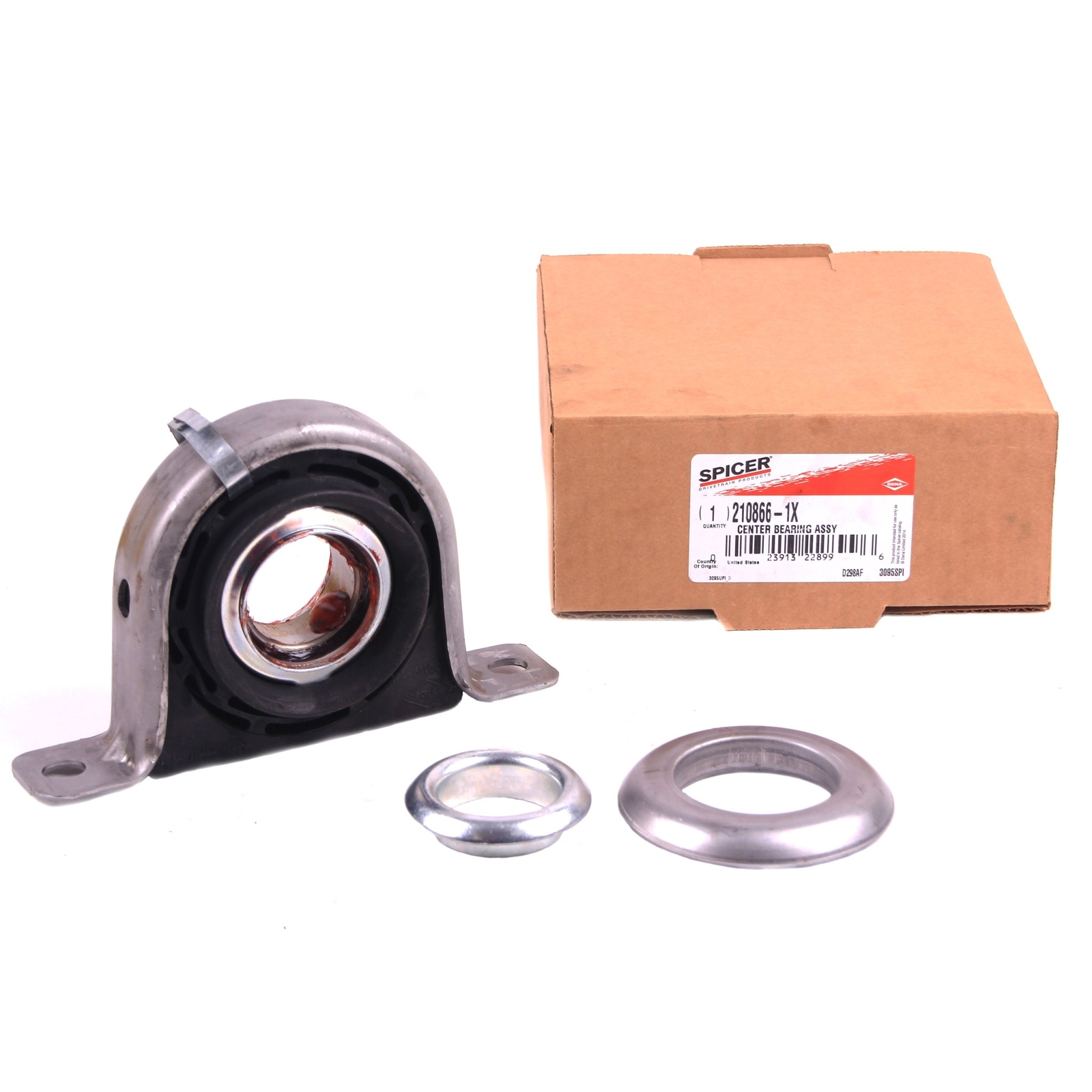 Ford Super Duty F250 F350 Rear Driveshaft Spicer Carrier Bearing and U