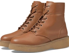 Michael Kors Women's Tan Aniya Lug Boots, 6 M