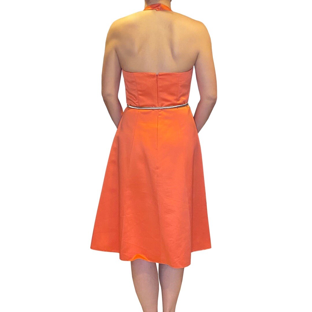 David's Bridal Sleeveless Palm Beach Coral Halter Bridesmaid Dress - Size 4 | eBay David's Bridal Sleeveless Palm Beach Coral Halter Bridesmaid Dress - Size 4 | eBay