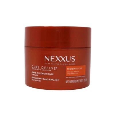Nexxus Curl Define Leave-in Conditioner with Silk Protein & Marula Oil, 8 oz