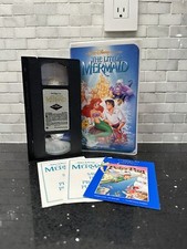 The Little Mermaid Out Of Print Controversial Cover, Rare 1st Label (Disney VHS)