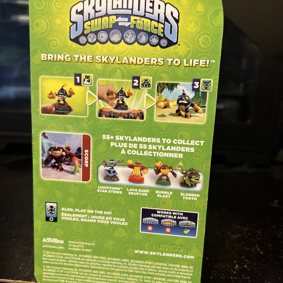 Activision Skylanders SWAP Force - Character Pack: Scorp Action Figure ...