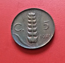 Monnaie Italie 5 Centesimi 1921 R Cuivre  KM#59  [1851]