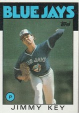 FREE SHIPPING-MINT-1986 Topps #545 Jimmy Key Blue Jays PLUS BONUS CARDS