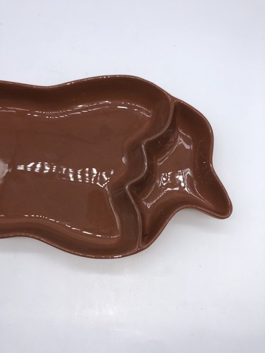 Vintage Boston Warehouse TerraCotta Chili Pepper Chip & Dip Tray Bowl Dish - Picture 2 of 8
