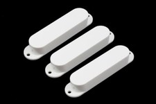 NEW - Pickup Cover Set For Fender Stratocaster, No Holes - WHITE