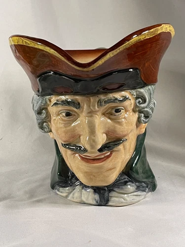 EARLY Large Vintage Royal Doulton Dick Turpin Toby Jug Character Mug Pitcher