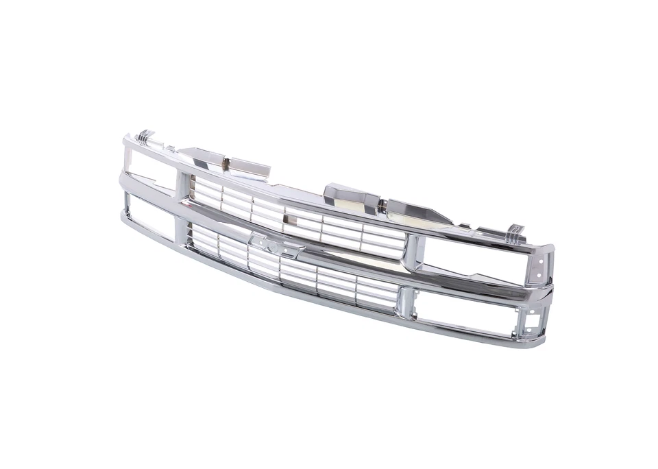All Chrome Grille w/ Insert For 94 95 96 97 98 Chevy C/K Truck Suburban Tahoe Foto 2 de 4