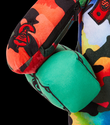 SPRAYGROUND CAMOBURST MONEYBEAR TEDDYBEAR BACKPACK - Picture 7 of 8