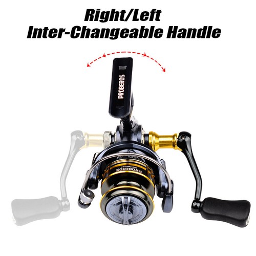 5,2:1 Ratio Super Light Angelrolle Metall Spinnrolle Aluminium Spule 8KG Drag - Bild 4 von 15