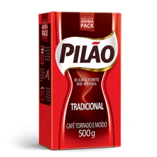 Pilao Coffee Traditional Roast and Ground- Café Pilao Tradicional - 17.60 oz