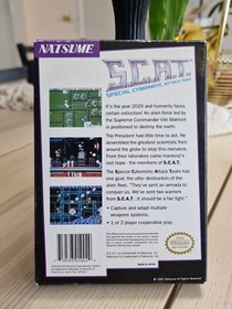 SCAT Special cybernetic Attack Nintendo NES CIB