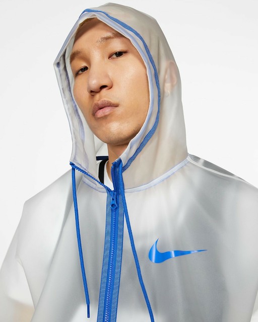 clear rain jacket nike