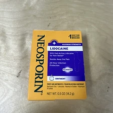Neosporin Maximum Strength Ointment, 0.5 oz (14.2 g) Expiration 03/2026