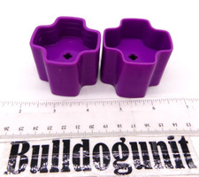 2006 Fisher Price Baby  s First Blocks Shape Sorter Lot Purple Cross Block Only