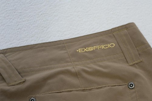Exofficio Hiking Capri Pants Trekking Polyester Stretch Brown Womens Sz 12 - Picture 5 of 5