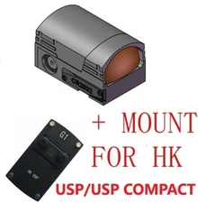 ADE RD3-028 Shake Awake Red Dot + G1 Mount plate for HK USP Tactical 9mm 45ACP