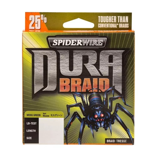 Neu SpiderWire DuraBraid Angelgeflecht - 50 Pfund - Farbe Moosgrün! 25% härter - Bild 3 von 8