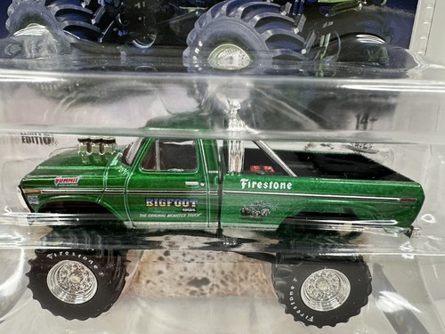 Rare Greenlight Bigfoot #1 1974 Ford F-250 Green Machine Chase - Picture 3 of 3