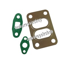 Turbo Gasket Kit 4 Garrett To4b To4e To4 Divided Turbine Flange Oil Feed Drain Turbo Gasket Kit 4 Garrett To4b To4e To4 Divided Turbine Flange Oil Feed Drain