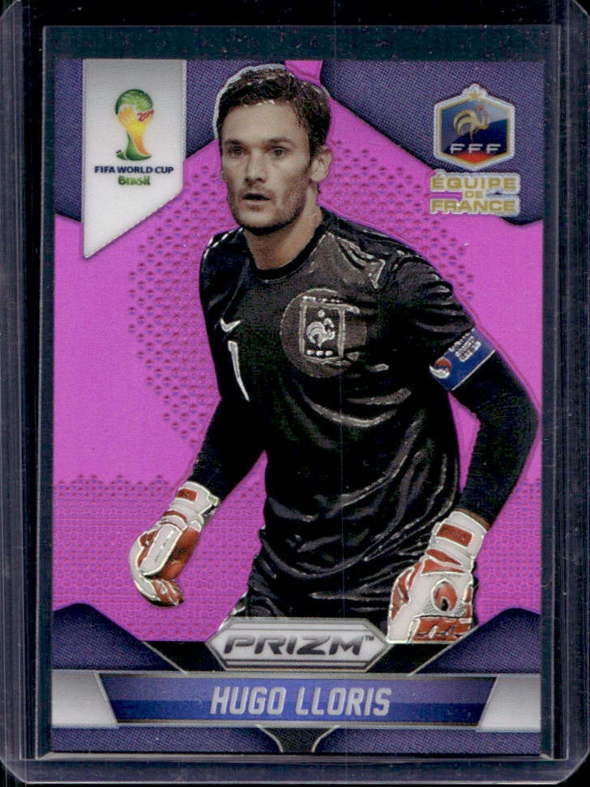 2014 Prizm World Cup Hugo Lloris Prizm Purple #50/99 France