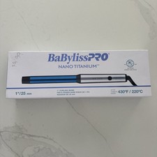 BaBylissPRO Nano Titanium 1" Extended Barrel Curling Iron BNTW100XLUC New