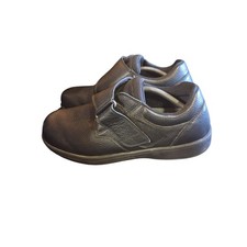 Orthofeet 510 Mens Avery Island Black Leather Walking Shoes 11.5 4E Extra Wide