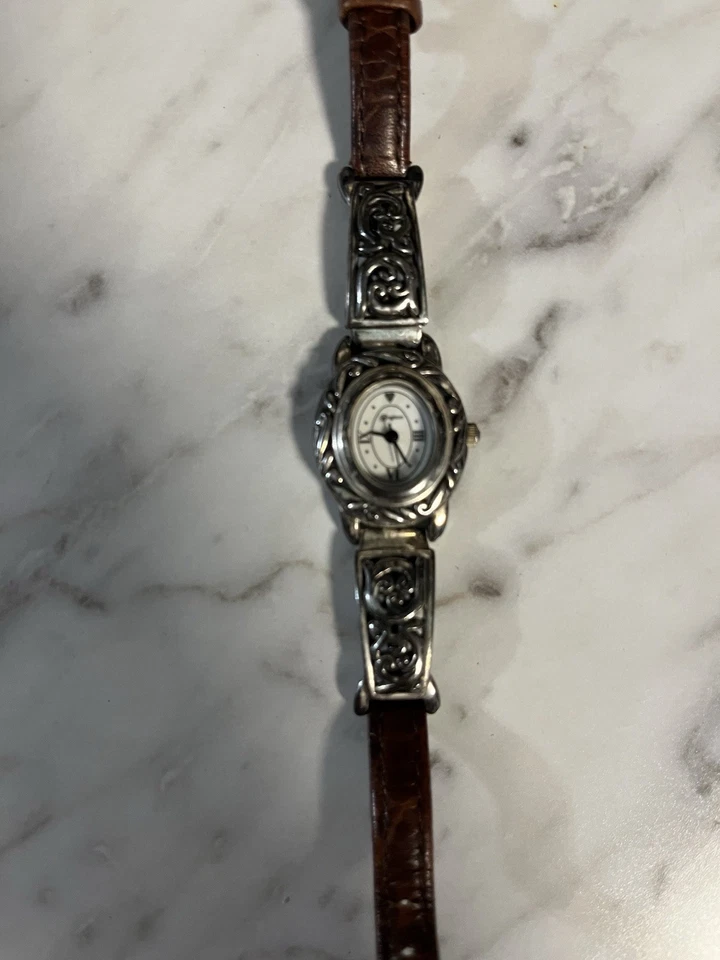 Vintage Brighton Women’s Small Watch With Leather Band - Image 2 of 4