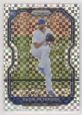 2021 Panini Prizm Power Plaid Prizm 64/75 David Peterson #62 5dx