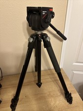 Manfrotto 3221WN Tripod with Manfrotto 501 Fluid Head with Carrying Case.