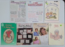 Assorted Cross Stitch Patterns, Books-YOUR CHOICE-Holiday, Religious, Alphabets