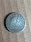 1856 Seated Liberty 10c One Dime Silver Coin