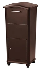 L Mailboxes Elephantrunk Aluminum Locking Parcel Drop 6900rz Rubbed Bronze Extra