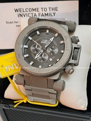 Invicta - Full TITANIUM - Case & Bracelet Coalition Forces - Chrono Mens watch 