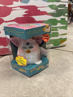 1999 Furby Babies Pink Blue 70-940 Tiger Electronics Sealed New in Box