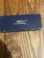 Vintage Cross 3501 Century Chrome Ballpoint Pen and Pencil Set w/Box