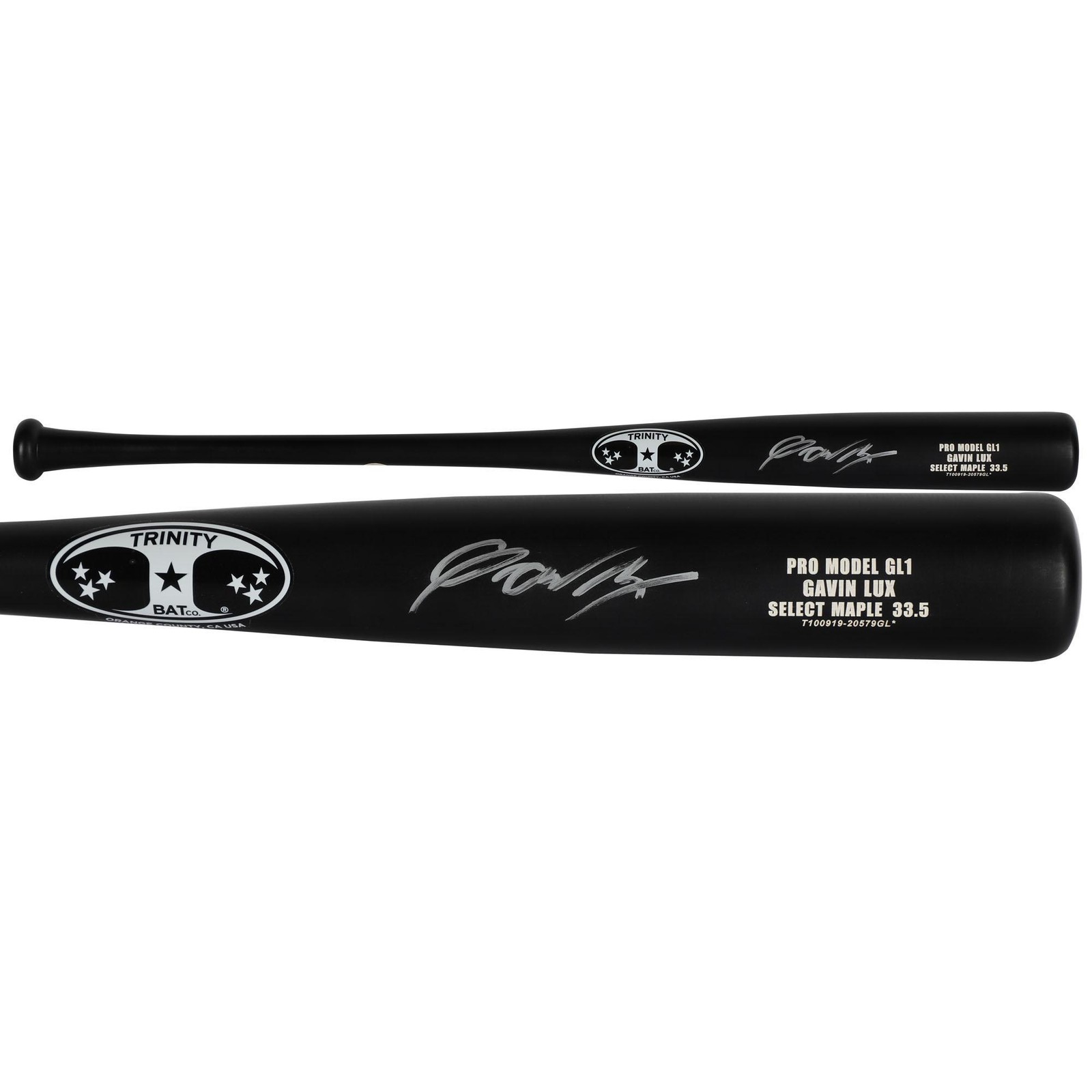 Gavin Lux Cincinnati Reds Autographed Trinity Game Model Bat