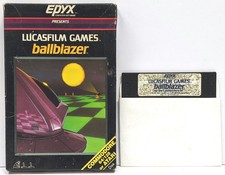 Ballblazer (Commodore 64 C64/128 & Atari 400/800, 1985) Diskette w/ Box *TESTED* image