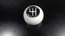 White Round Manual Hurst Gear Shift Knob 4 Speed Shift Pattern Reverse Top Left White Round Manual Hurst Gear Shift Knob 4 Speed Shift Pattern Reverse Top Left