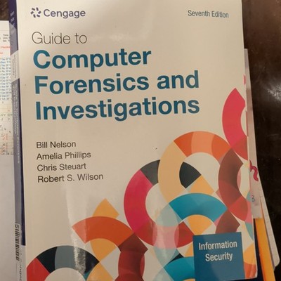 Cengage Guide to Computer Forensics and Investigations 7th Ed Textbook