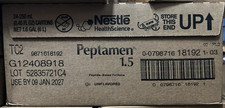 24 Nestle Peptamen 1.5 Unflavored Adult Oral Supplement Formula Cartons Exp 2027