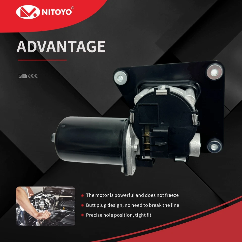 Front Windshield Wiper Motor For Ford F-150 F-250 F-350 Bronco F800 F700 F600  - Image 4 of 4