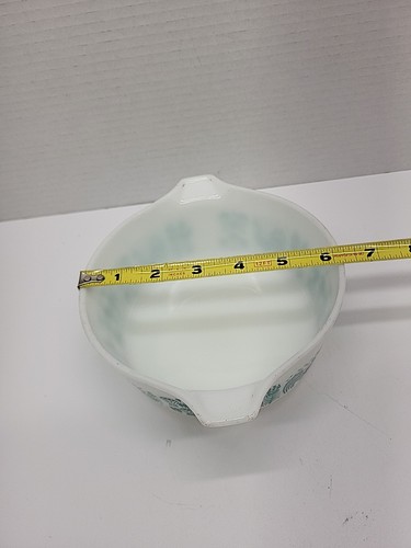 Plat casserole vintage Pyrex Amish imprimé beurre 1,5 pinte Cendrillon #472 sans couvercle - Photo 11/15