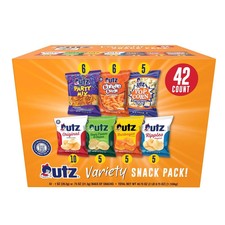 Snack Variety Pack Individual Snacks, Includes Potato Chips, Cheese Curls, Po...